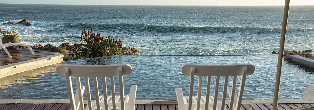 Infinity pool at Villa Marine
