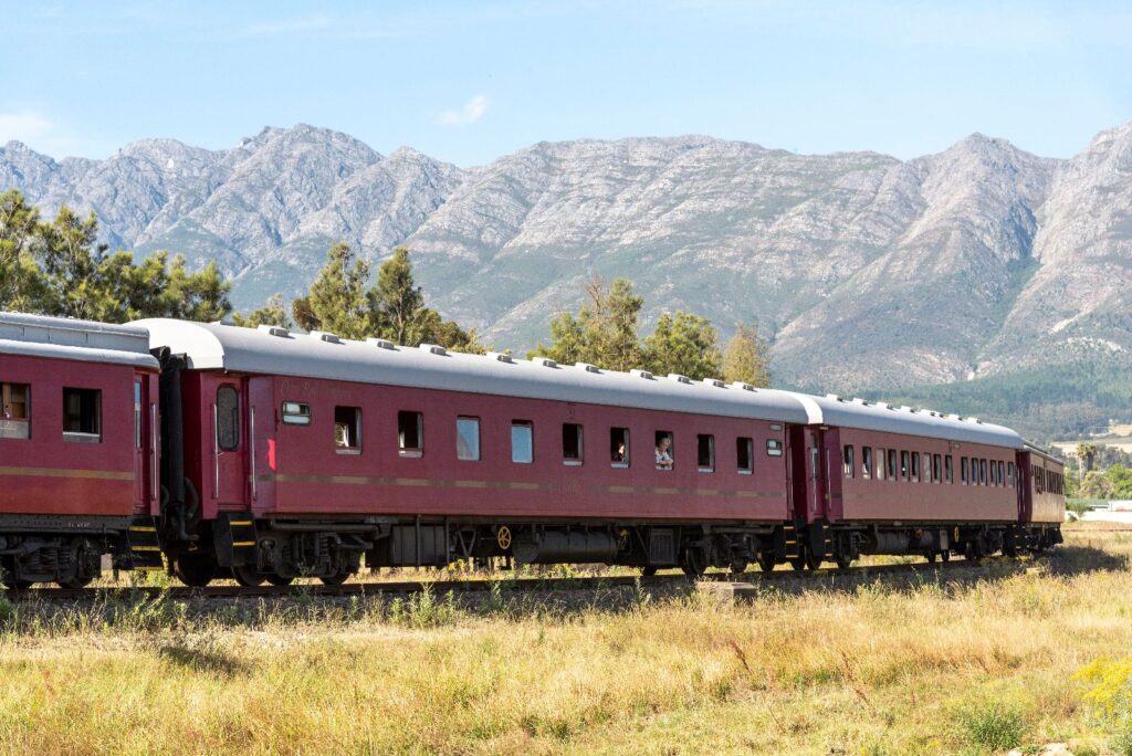 Heritage steam train at Botrivier Station – Overberg Explorer day trip
